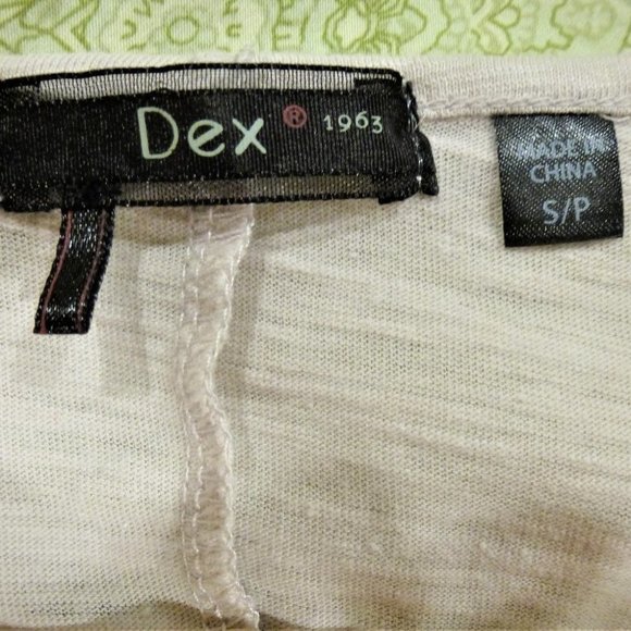 DEX Embelished Neckline High Low Tank - Picture 6 of 8